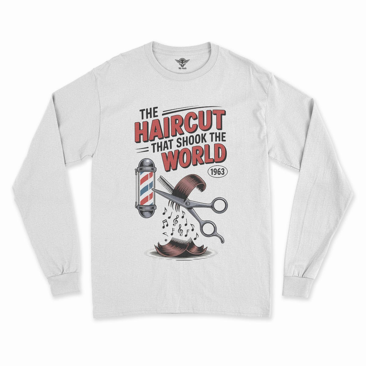 The Haircut — 1963 Mop-Top Cultural Earthquake Rock Tee — Design II
