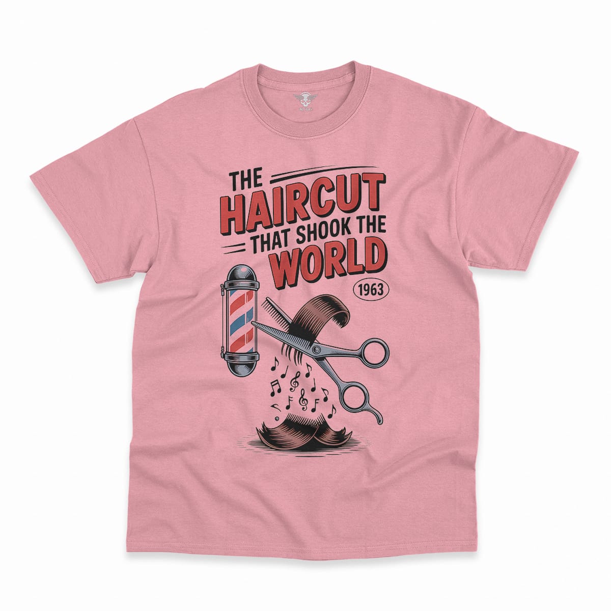 The Haircut — 1963 Mop-Top Cultural Earthquake Rock Tee — Design II