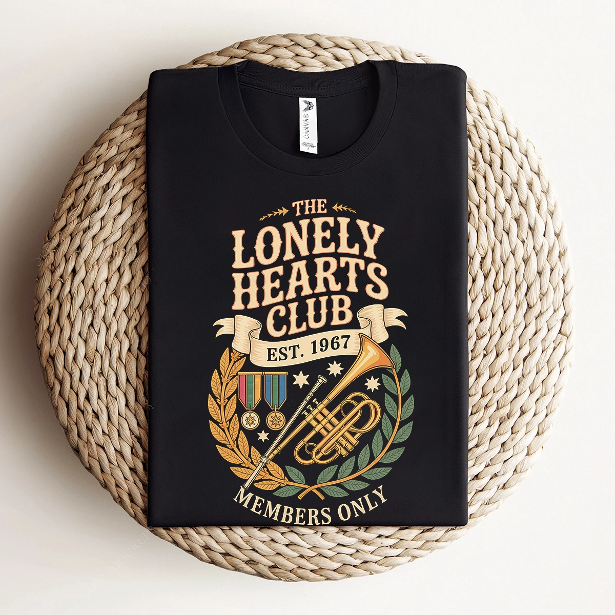 The Lonely Hearts Club — Est. 1967 Members Only Rock Tee — Design II