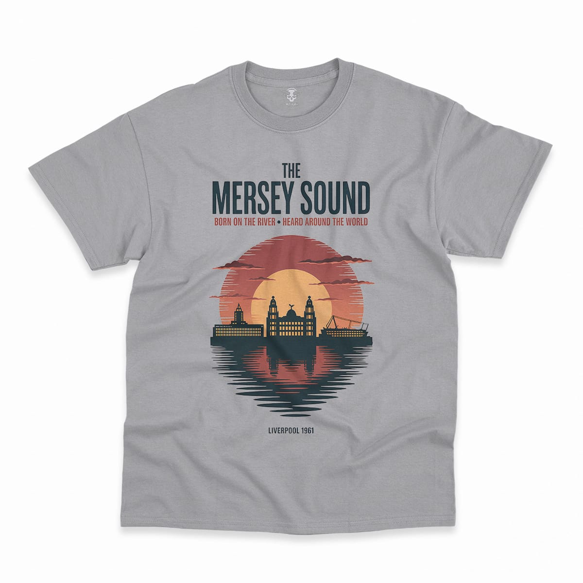 The Mersey Sound — Born on the River Liverpool Heritage Tee — Design I