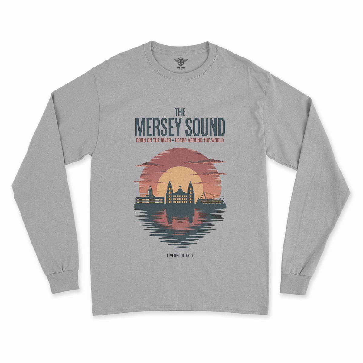 The Mersey Sound — Born on the River Liverpool Heritage Tee — Design I