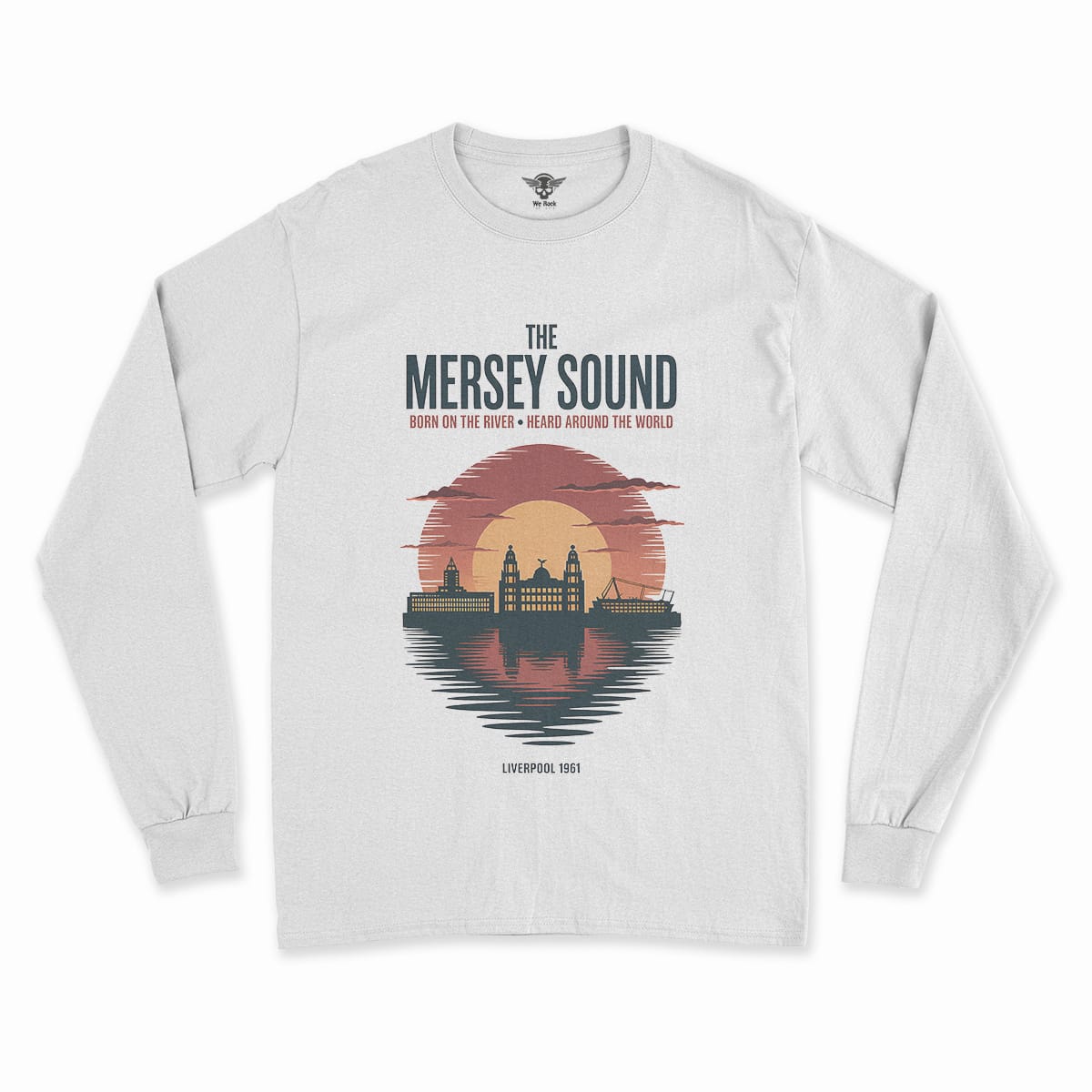 The Mersey Sound — Born on the River Liverpool Heritage Tee — Design I