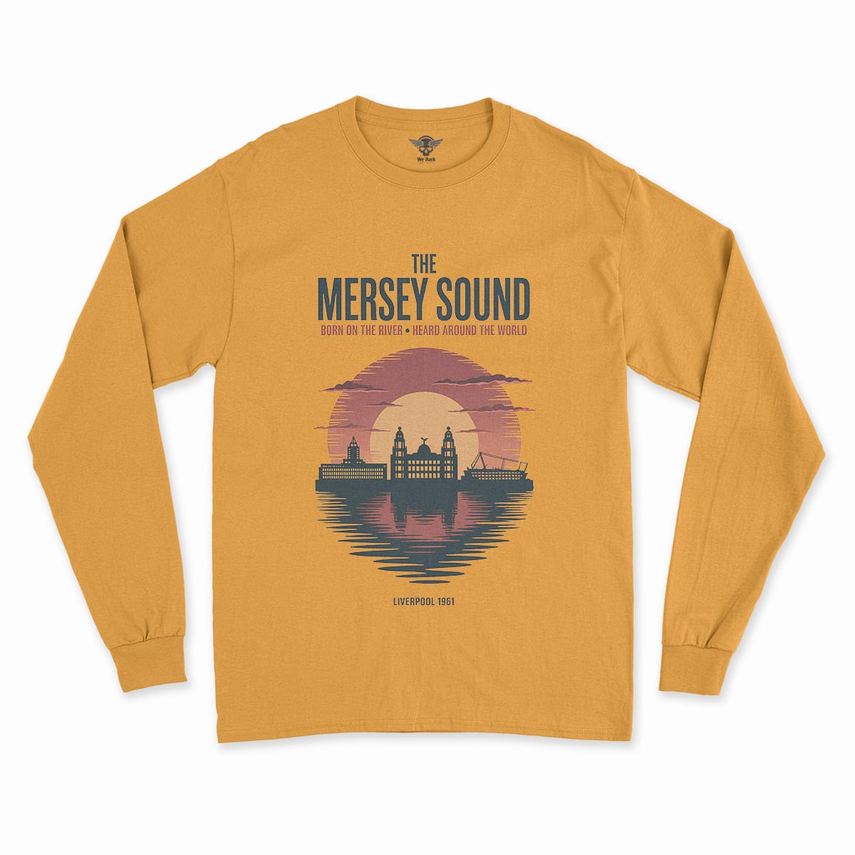 The Mersey Sound — Born on the River Liverpool Heritage Tee — Design I