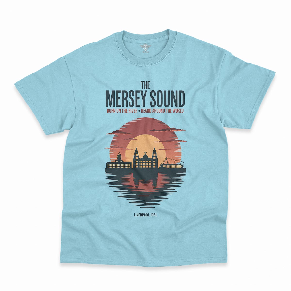 The Mersey Sound — Born on the River Liverpool Heritage Tee — Design I
