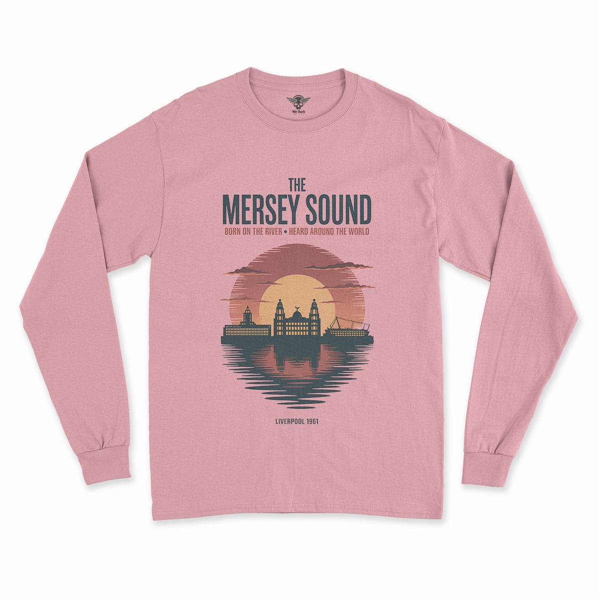 The Mersey Sound — Born on the River Liverpool Heritage Tee — Design I