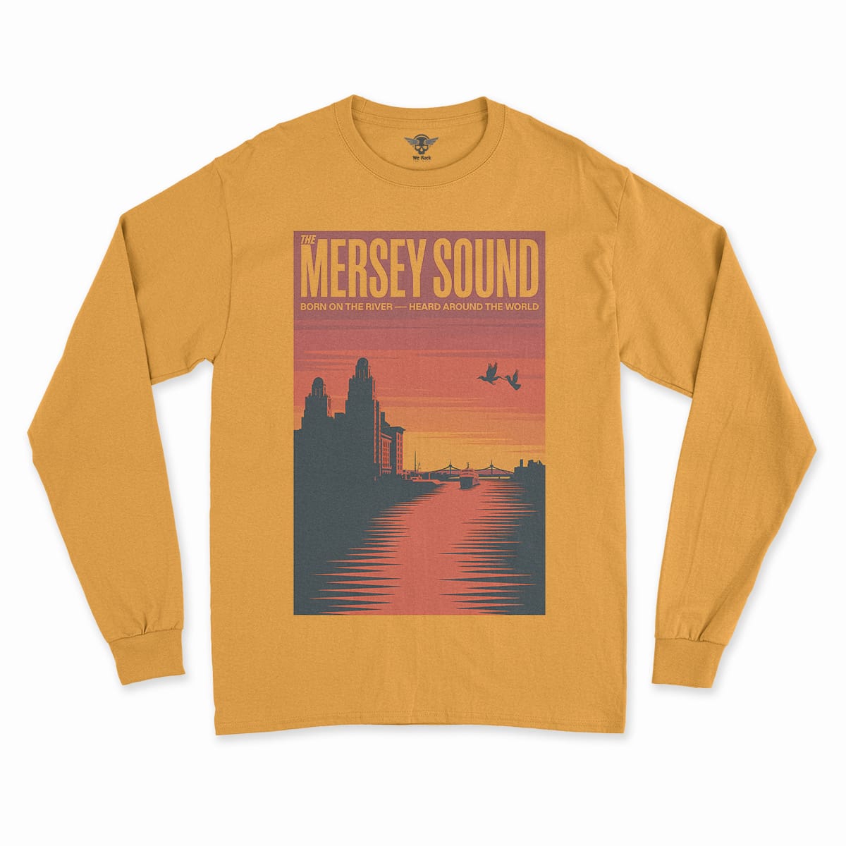 The Mersey Sound — Born on the River Liverpool Heritage Tee — Design II