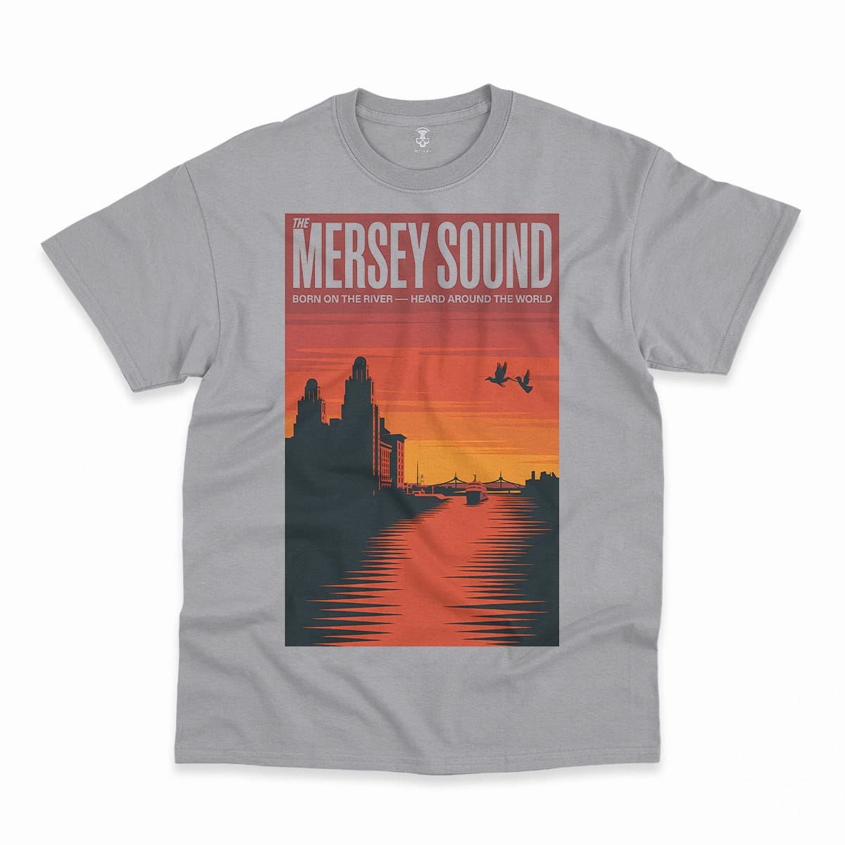 The Mersey Sound — Born on the River Liverpool Heritage Tee — Design II