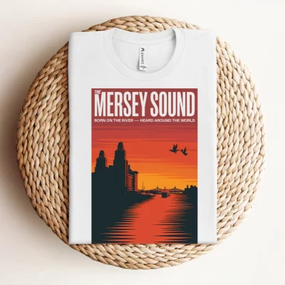 The Mersey Sound — Born on the River Liverpool Heritage Tee — Design II