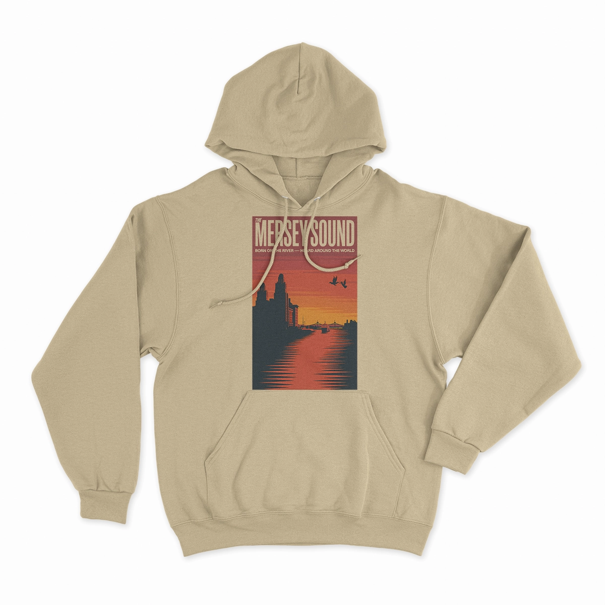 The Mersey Sound — Born on the River Liverpool Heritage Tee — Design II