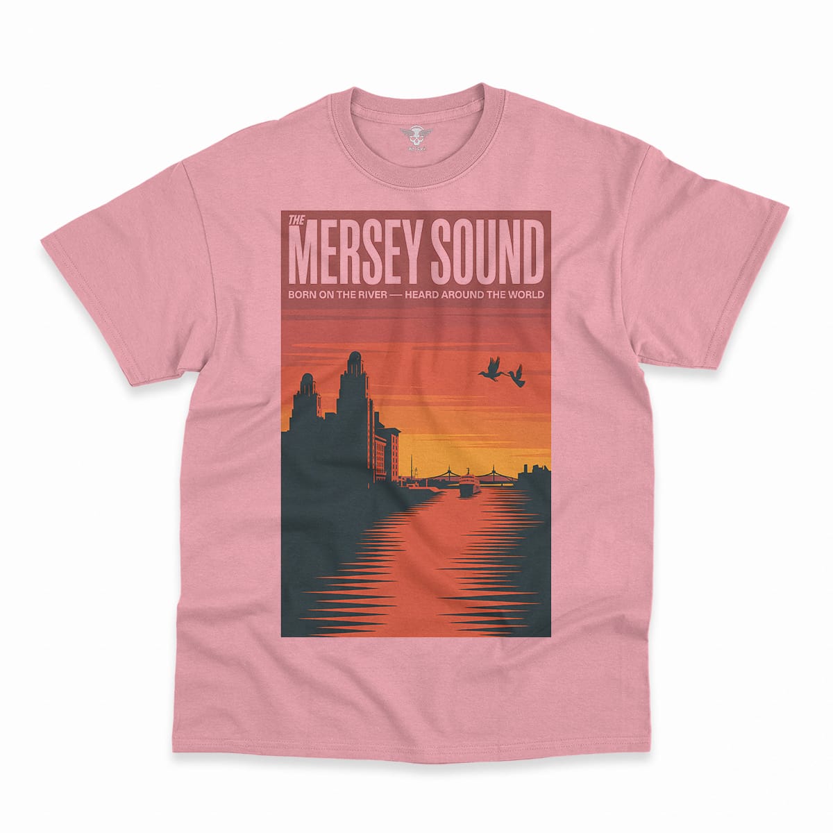 The Mersey Sound — Born on the River Liverpool Heritage Tee — Design II