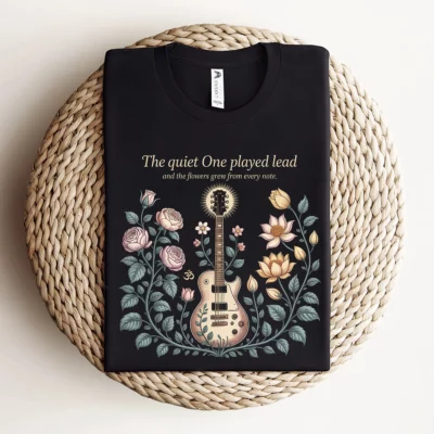 The Quiet One Played Lead — Botanical Heritage Rock Tee — Devotee Edition