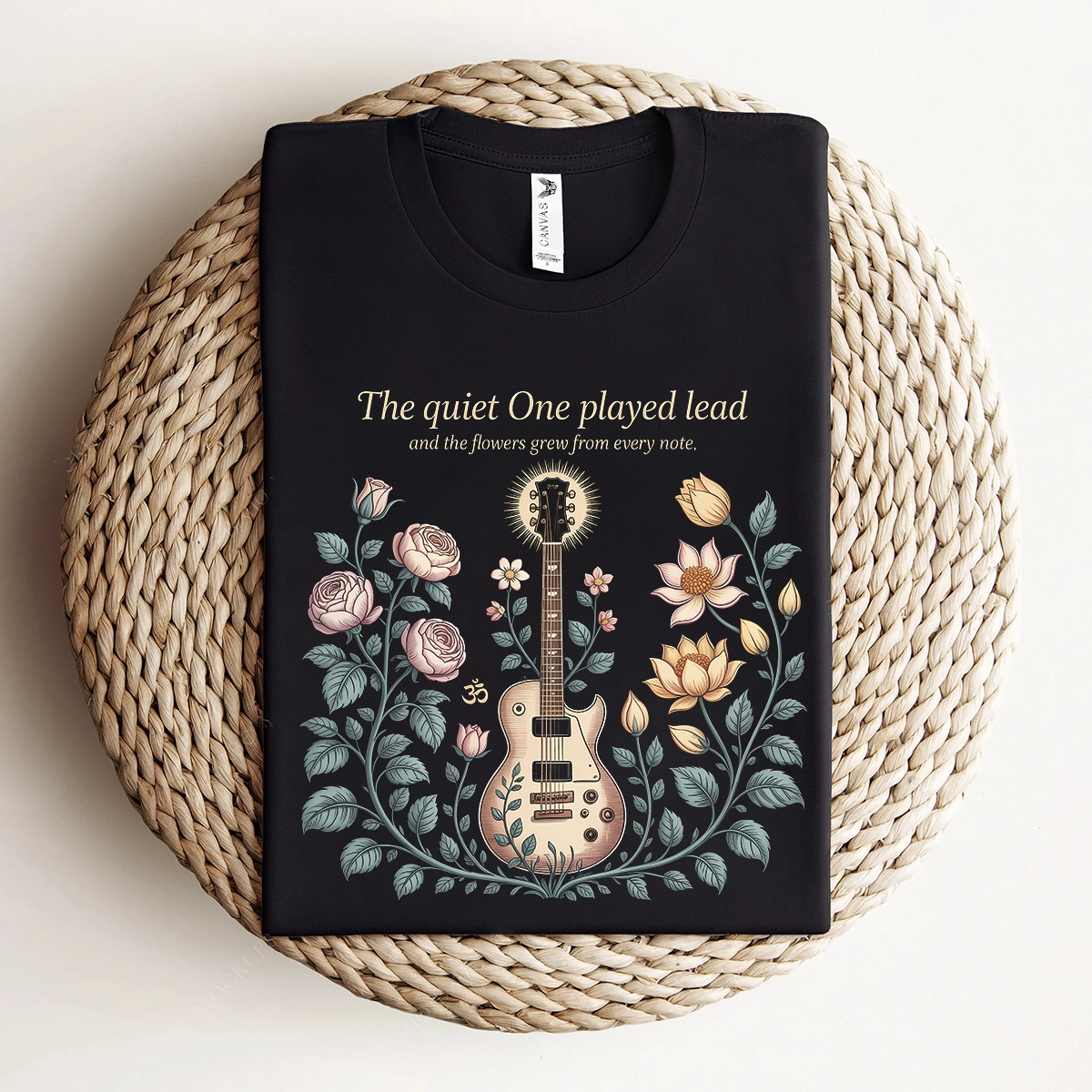 The Quiet One Played Lead — Botanical Heritage Rock Tee — Devotee Edition