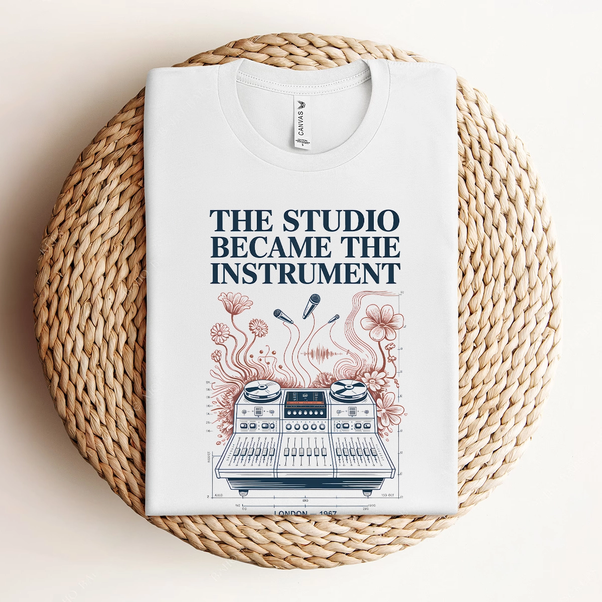 The Studio Became the Instrument — London 1967 Rock Tee — Design II