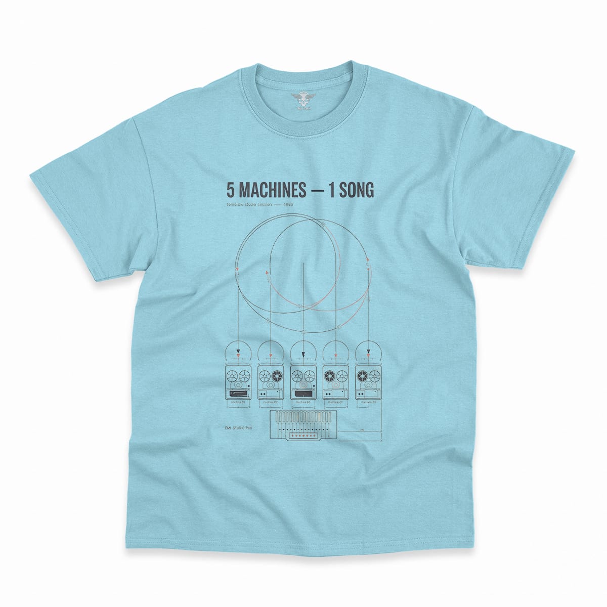 The Studio Became the Instrument — London 1967 Rock Tee — Scholar Edition I