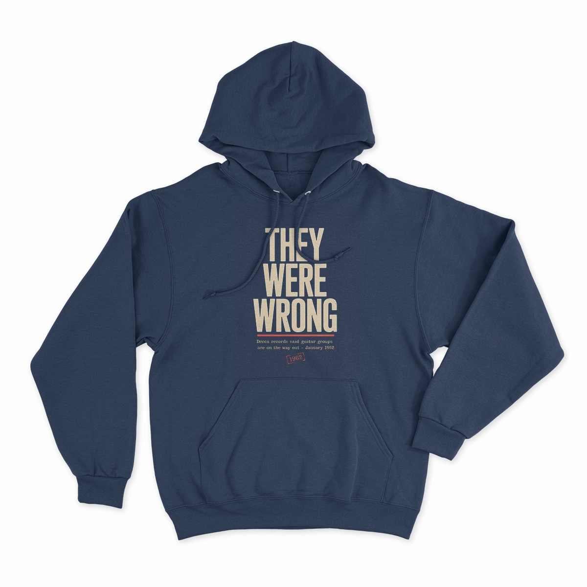 They Were Wrong — 1962 Rejected Underdog Rock Tee — Design I