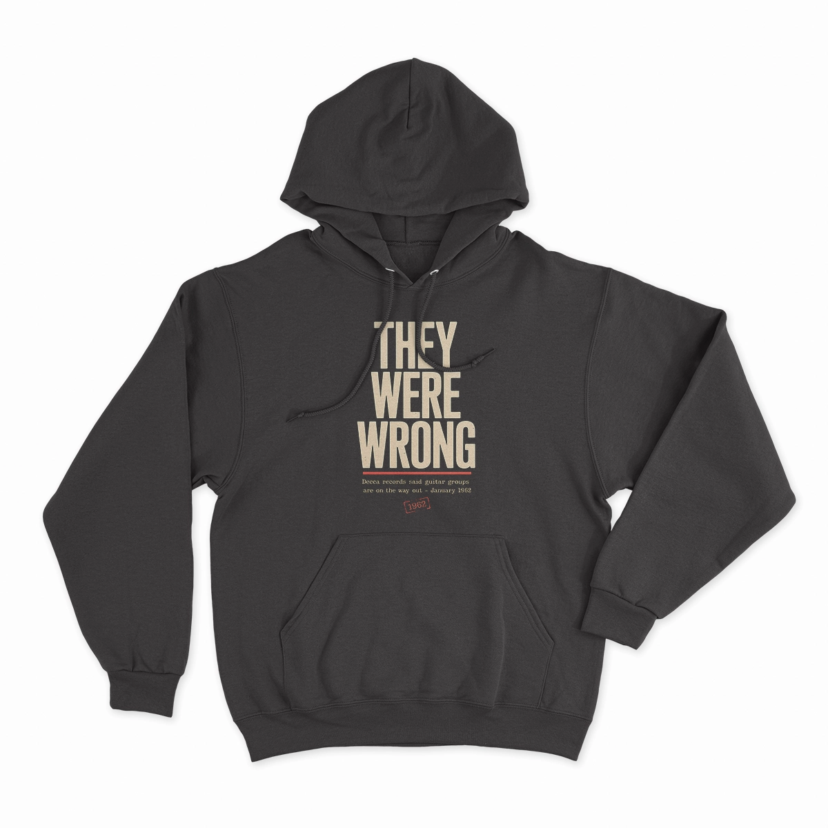 They Were Wrong — 1962 Rejected Underdog Rock Tee — Design I
