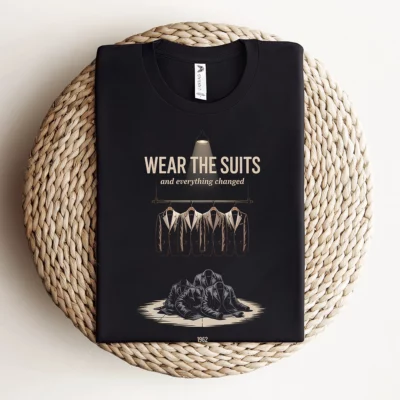 Wear the Suits — 1962 Transformation Rock Heritage Tee — Design I