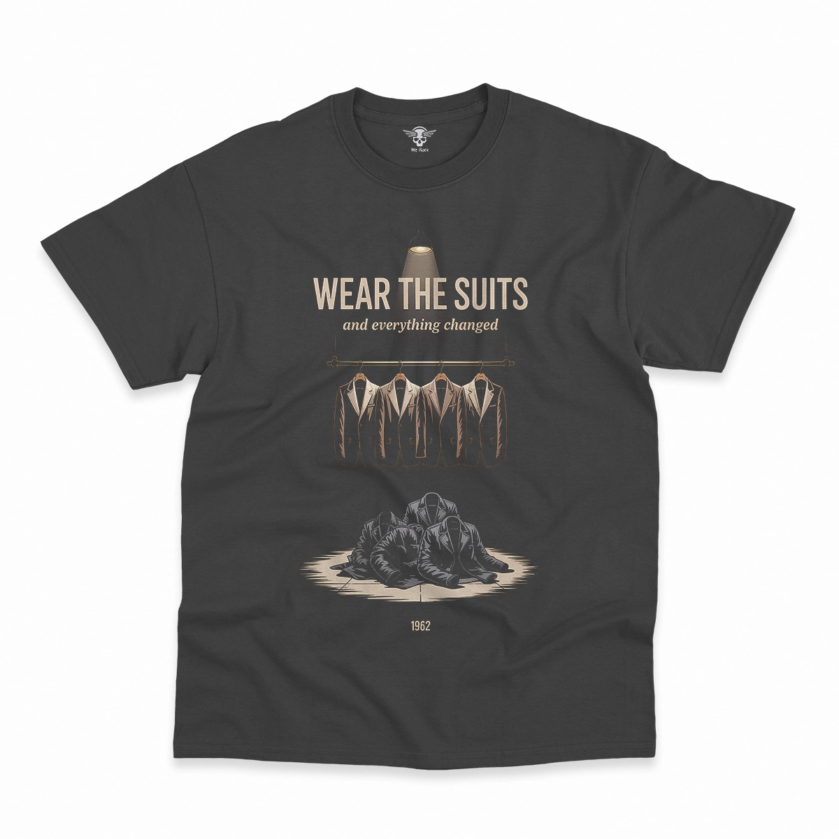 Wear the Suits — 1962 Transformation Rock Heritage Tee — Design I