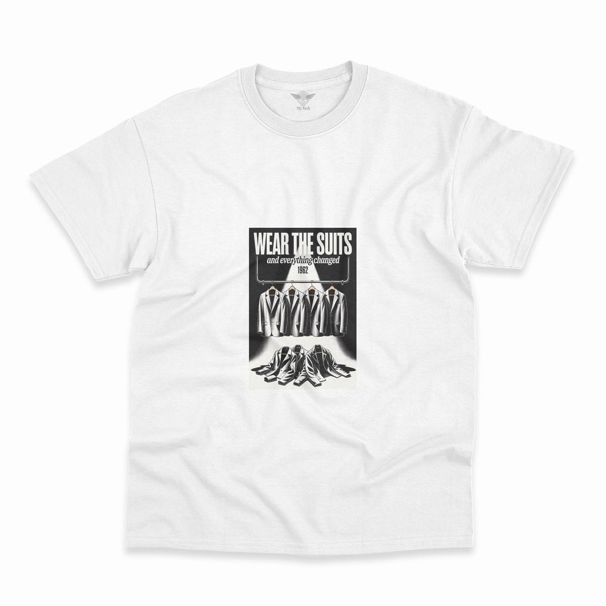 Wear the Suits — 1962 Transformation Rock Heritage Tee — Design II