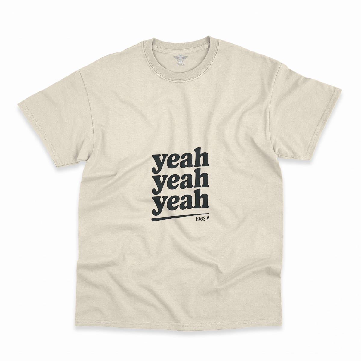Yeah Yeah Yeah — 1963 Pop Art Rock Heritage Tee — New Wave Edition