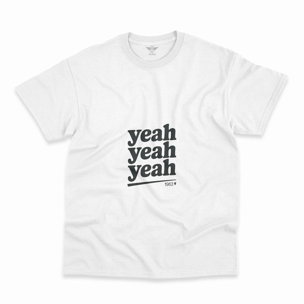 Yeah Yeah Yeah — 1963 Pop Art Rock Heritage Tee — New Wave Edition