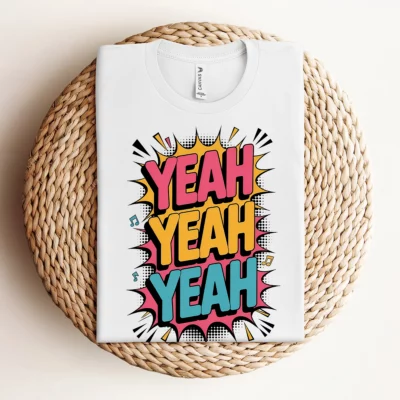 Yeah Yeah Yeah — 1963 Pop Art Rock Heritage Tee
